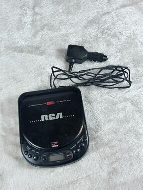 RCA Portable Car Disc Player RP-7925A w/Car Charger,